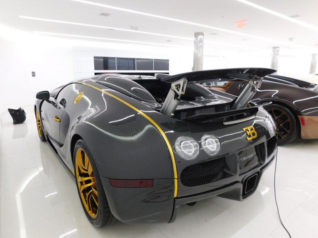 Bugatti Veyron By Mansory Linea Vincero Doro Dubai Abu Dhabi Uae