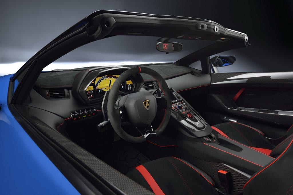2016 Lamborghini Aventador SV Roadster Interior