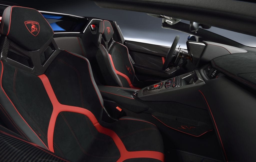 2016 Lamborghini Aventador SV Roadster Interior