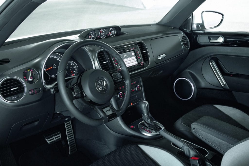 VW Beetle R-Line interior UAE
