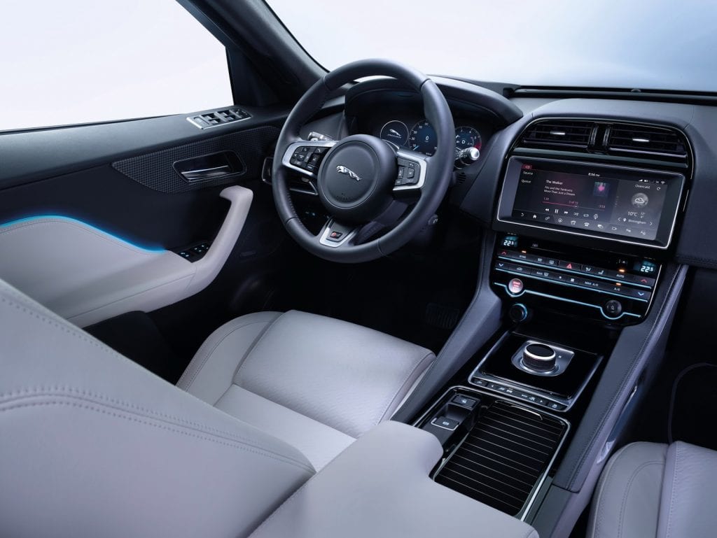 Jaguar F-Pace interior UAE