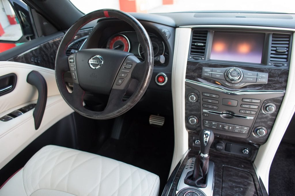 Nissan Patrol NISMO interior UAE