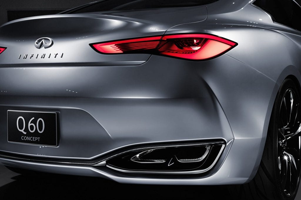 Infiniti has set out to captivate the imagination and exhilaration of sports coupe fans with the stunning Q60 Concept. Premiered at the 2015 North American International Auto Show, the two-door concept hints at Infiniti’s next sports coupe.
