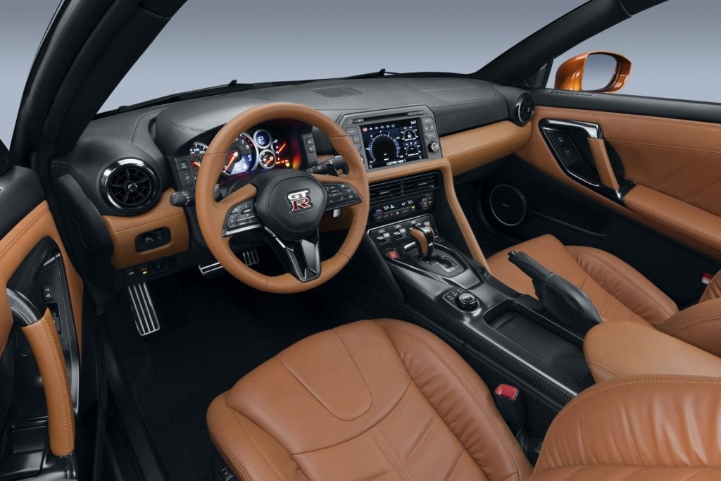 2017 Nissan GT-R interior Dubai