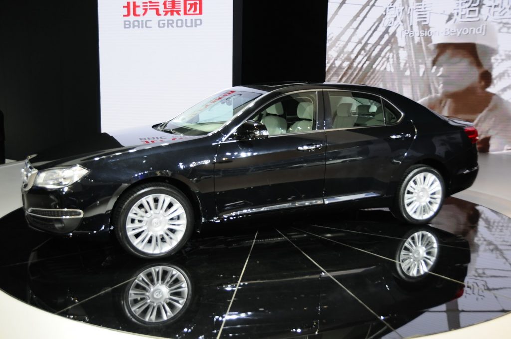 2018 BAIC sedan models to use old E-Class chassis