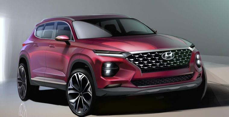 Hyundai Teases 2019 Santa Fe Suv Dubai Abu Dhabi Uae