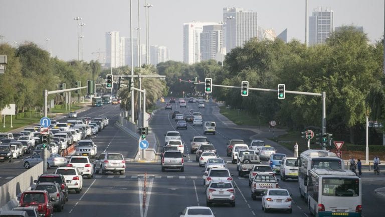 Abu Dhabi traffic toll