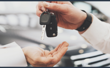 How to Transfer Vehicle Ownership In Dubai; keys are handed over as part of a Dubai vehicle ownership transfer
