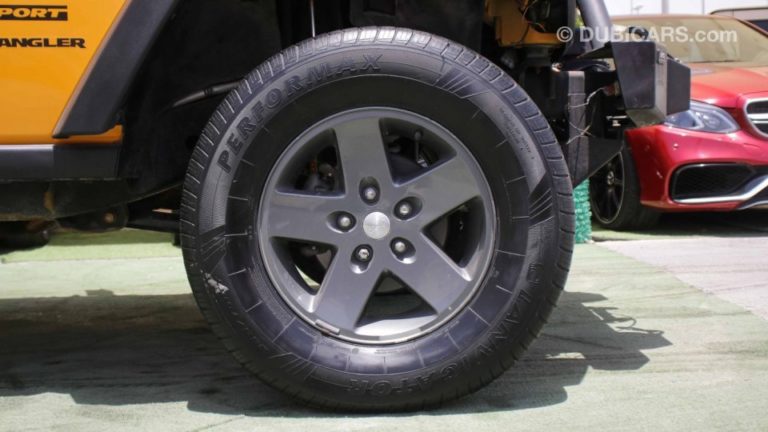 Jeep Wrangler wheel shot