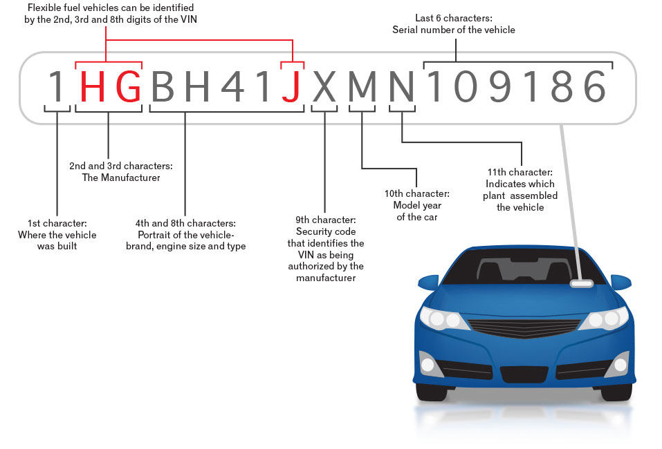 search for a vehicle by vin number