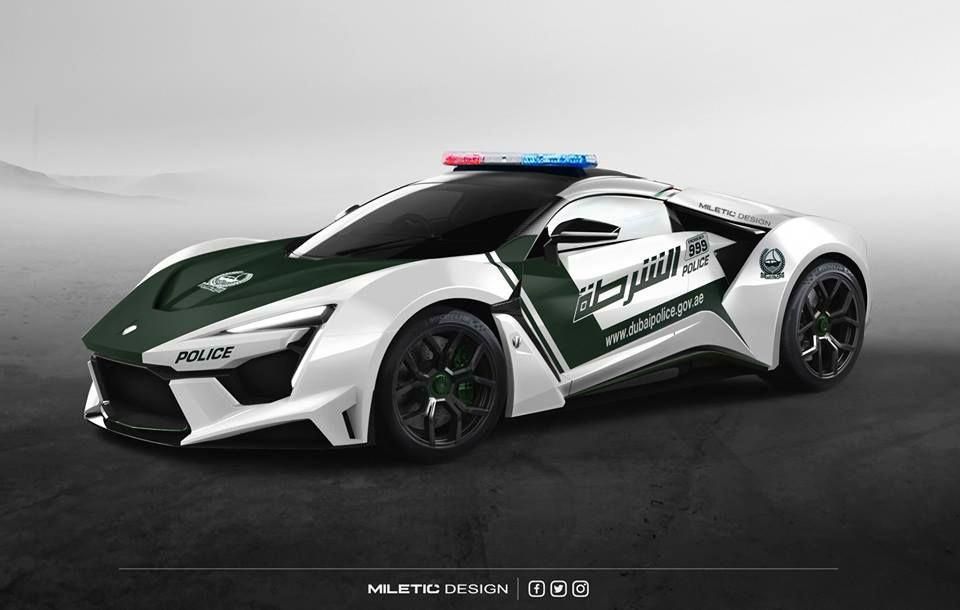 W Motors Fenyr Supersport Dubai Police Car