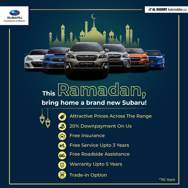 2020 Subaru Ramadan Deals DubiCars Blog