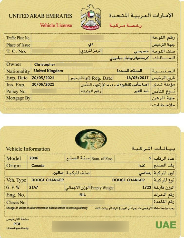 Licence uae