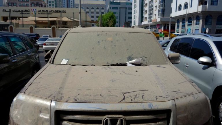 Dirty car UAE