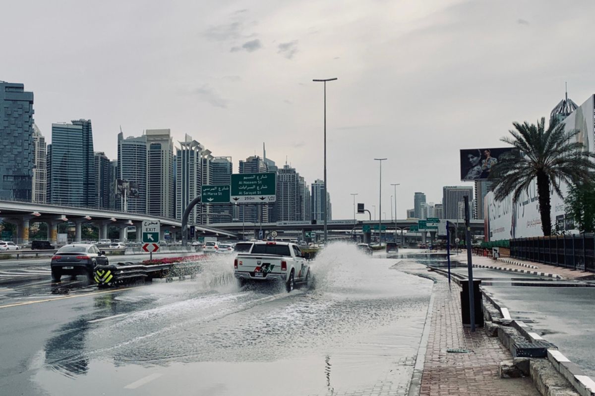 Driving In The UAE Rain