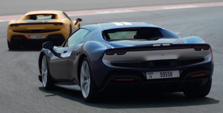 Ferrari Racing In Dubai