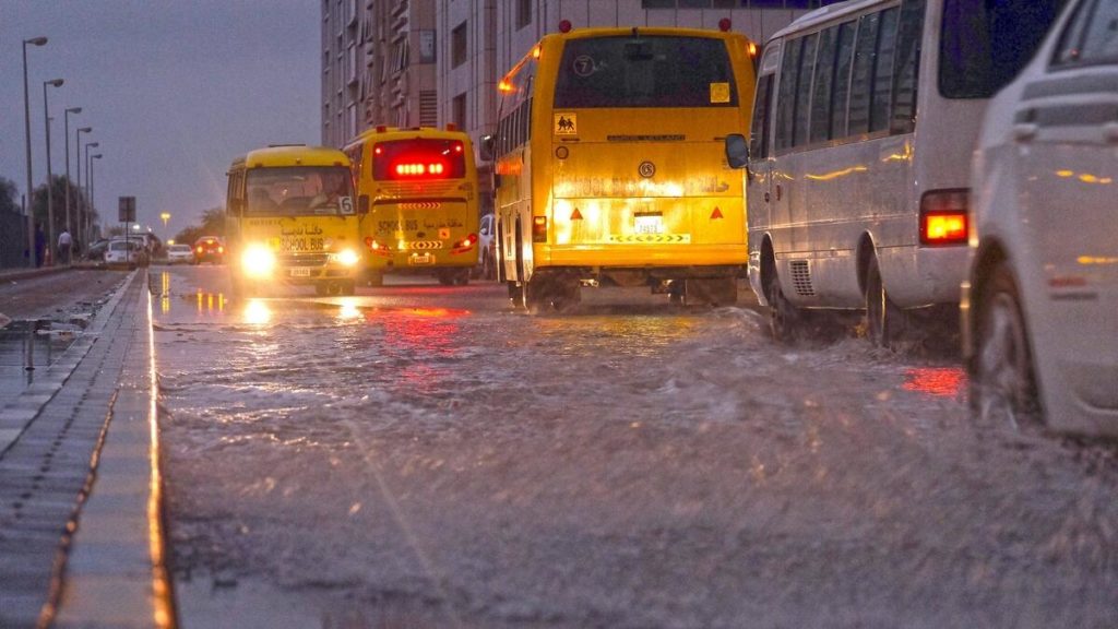 Driving In The UAE Rain
