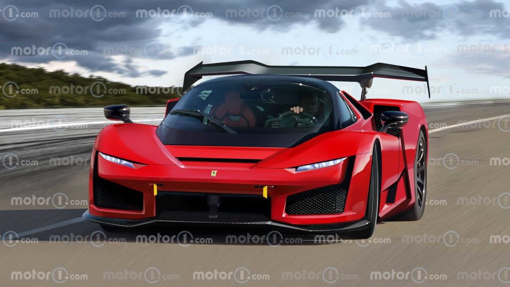 Motor1 Rendering Of The Next Ferrari Hypercar