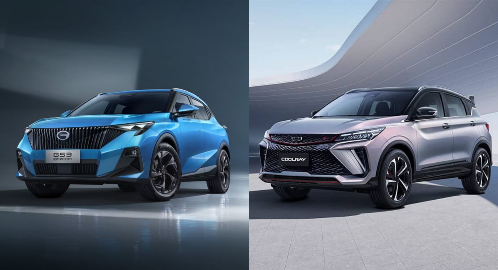 Dubi Compare: GAC GS3 EMZoom Vs Geely Coolray: Battle Of The Chinese Compact Crossover SUVs