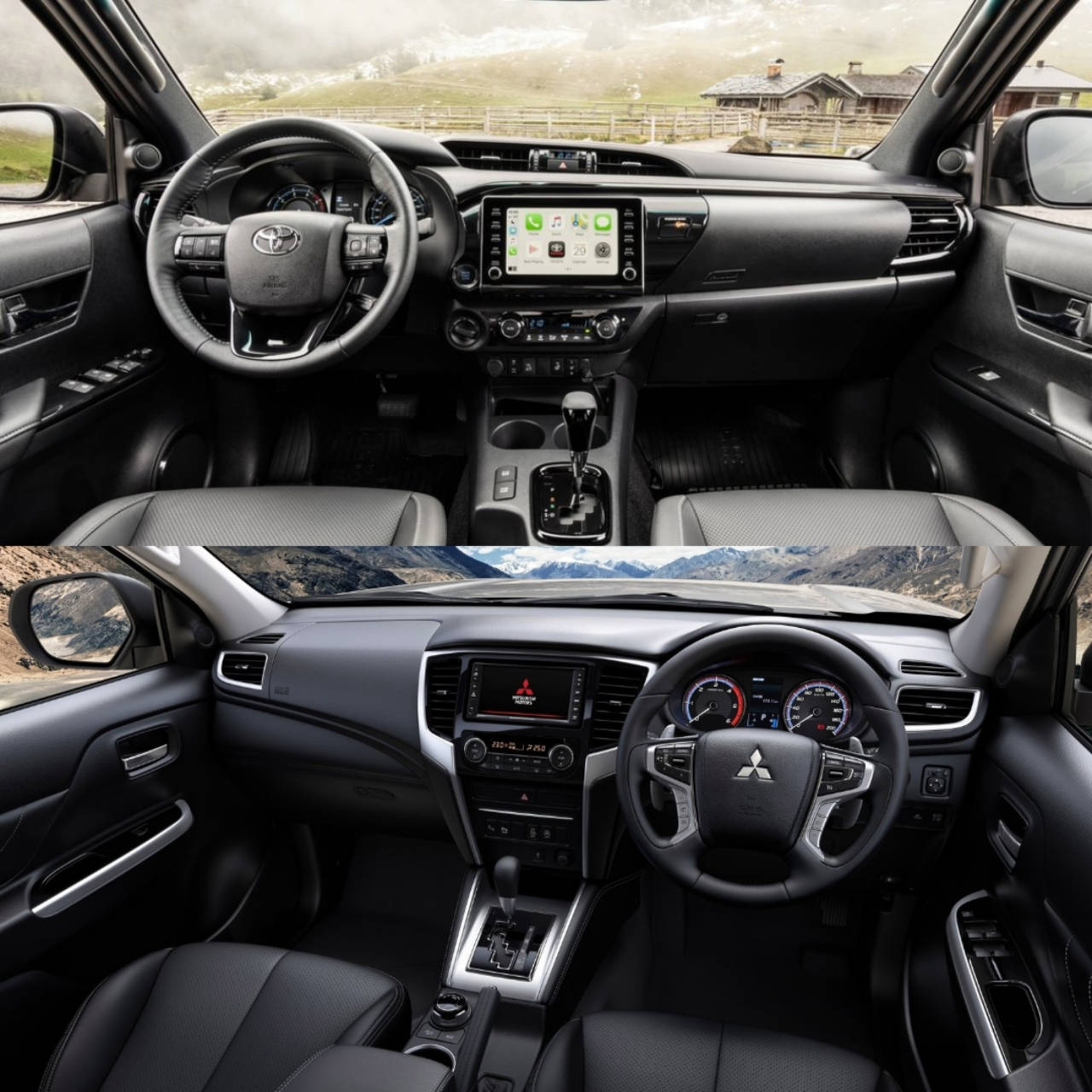 toyota hilux vs mitsubishi l200 pick-up comparison