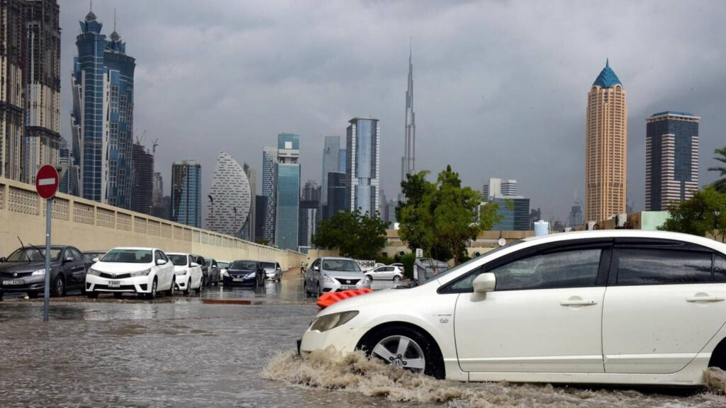 Flood Damaged Cars In UAE