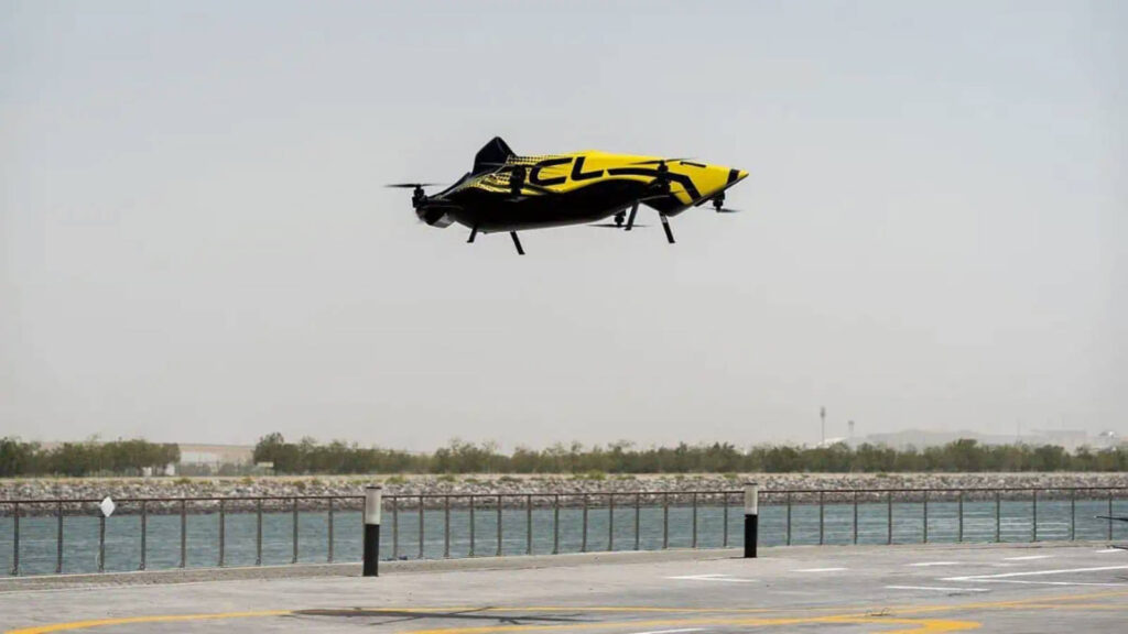 uae first vertiport flying taxi landing pad