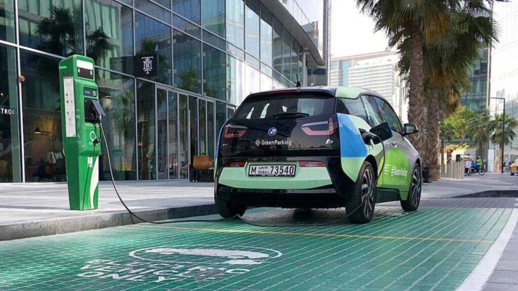 electric vehicle charging station in the uae