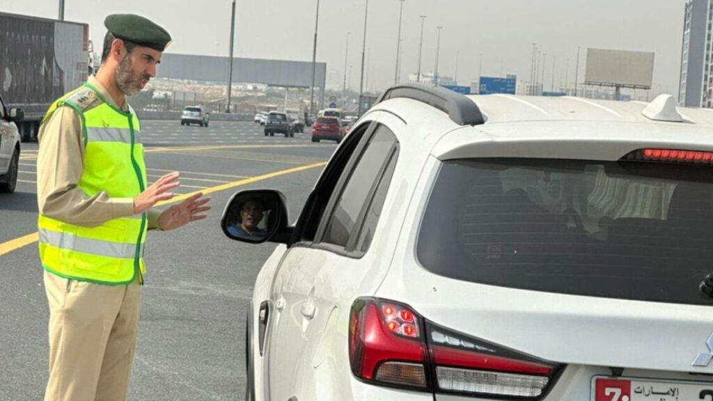 dubai police car inspection