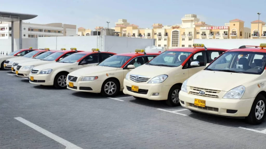 dubai taxi fare bookings colours complete details