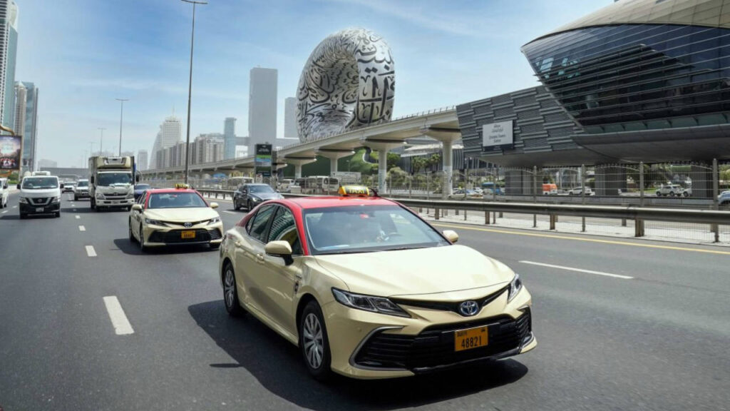 dubai taxi fare bookings colours complete details