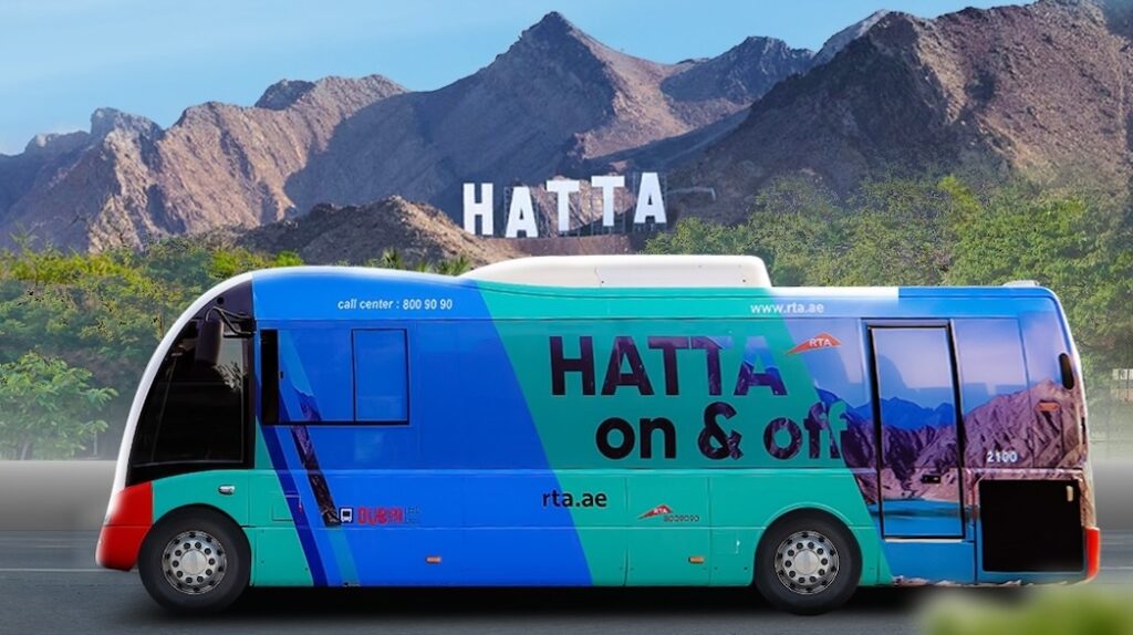 Hatta Tourism Hop On & Off RTA Bus