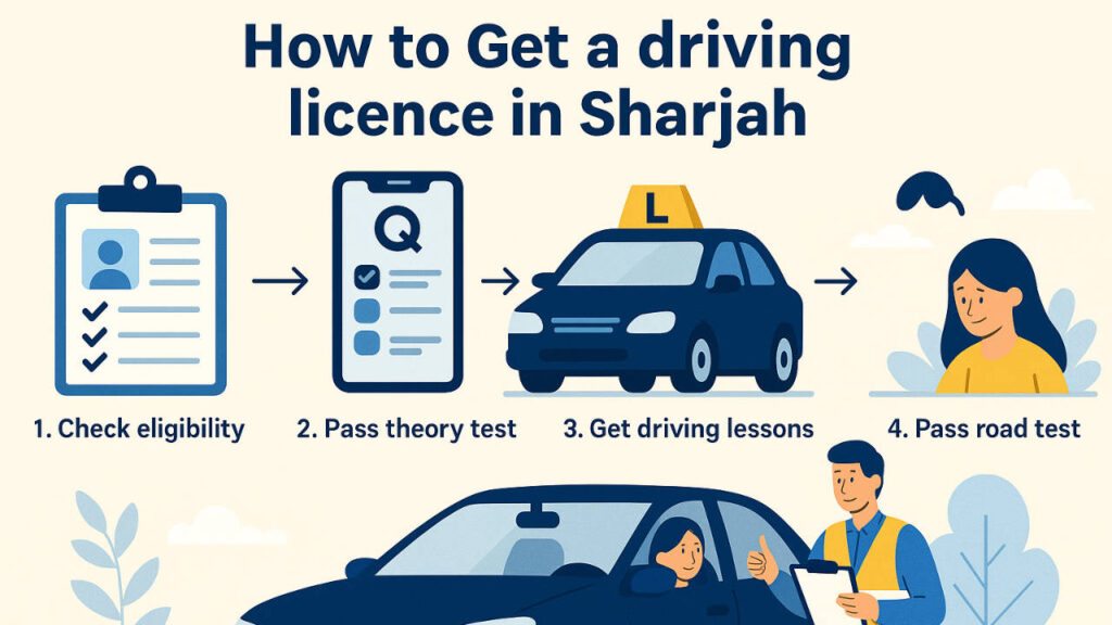 how to get a driving licence in sharjah