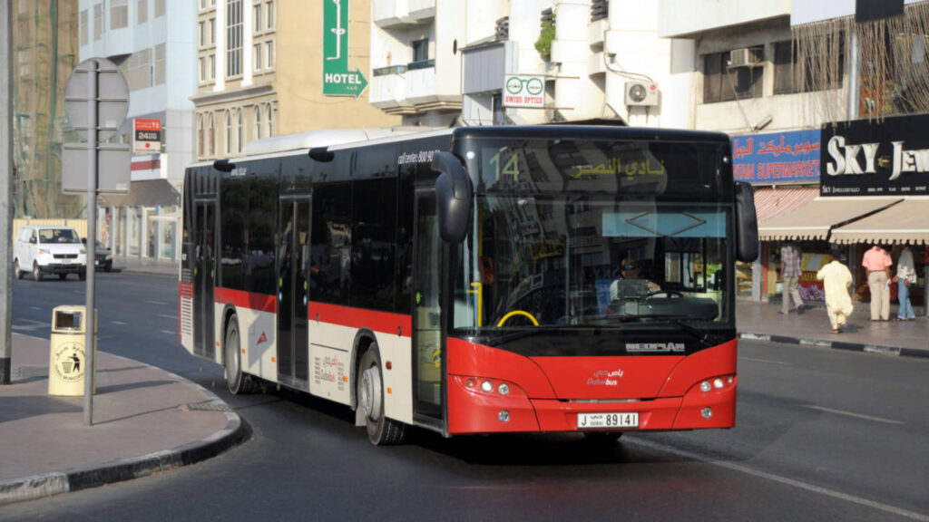 dubai to sharjah bus services fees details