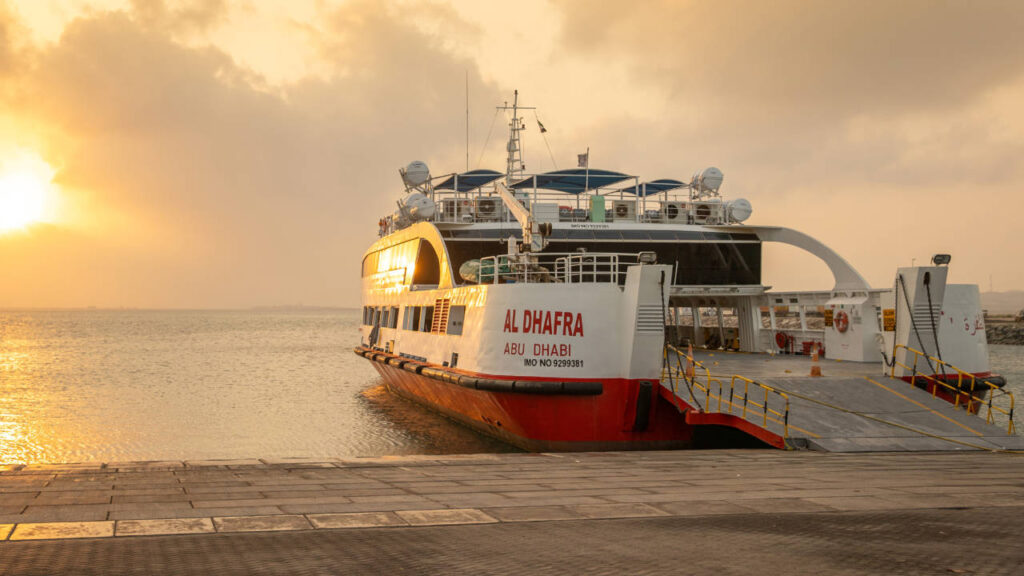 abu dhabi ferry service timings schedule price fares details