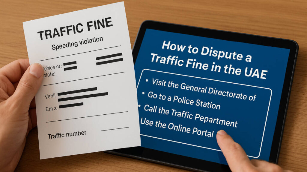 how to dispute traffic fines in the uae