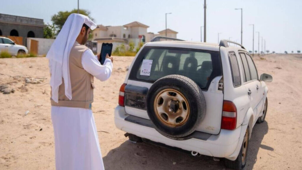 car sticker fines uae