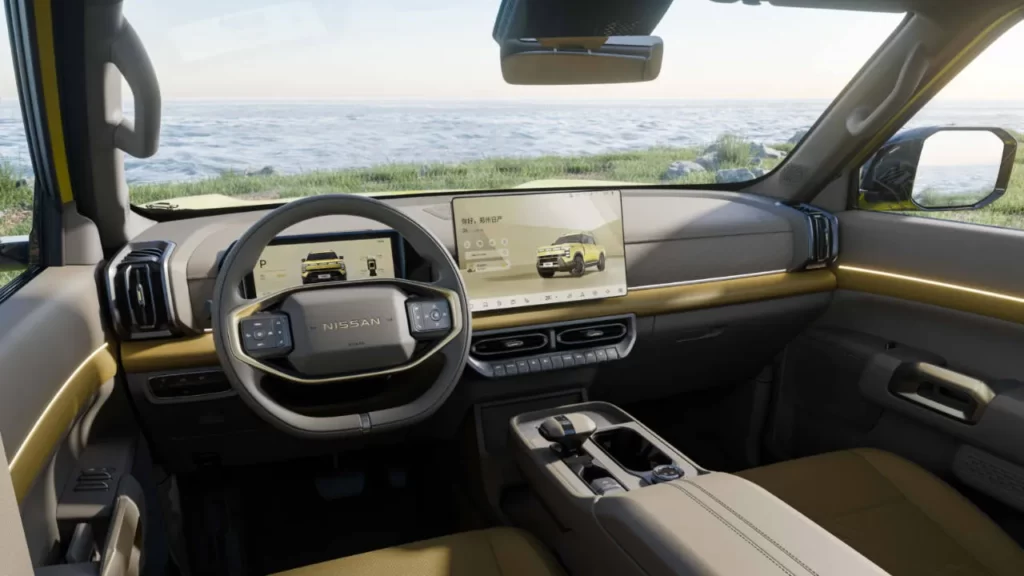 new nissan frontier phev hybrid specs features range engine gearbox safety rivals uae launch details