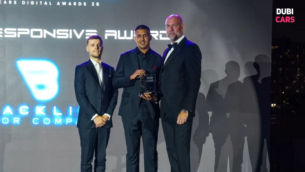 DubiCars Digital Awards 2026 - Blackline Motors