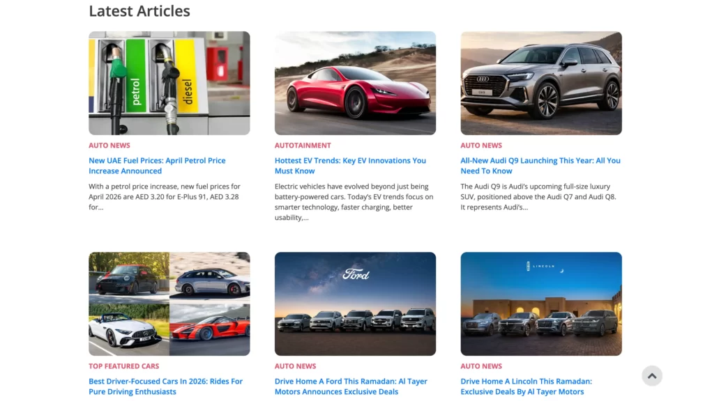 DubiCrs Blog Ranked Number 1 Car Blog In The UAE