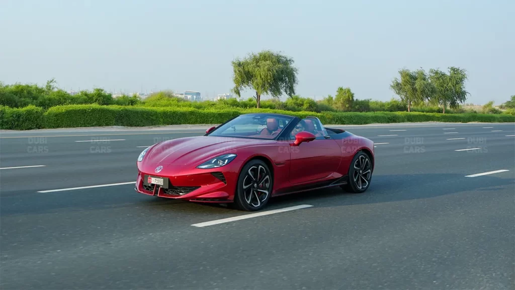 Top Electric Cars In UAE: MG Cyberster