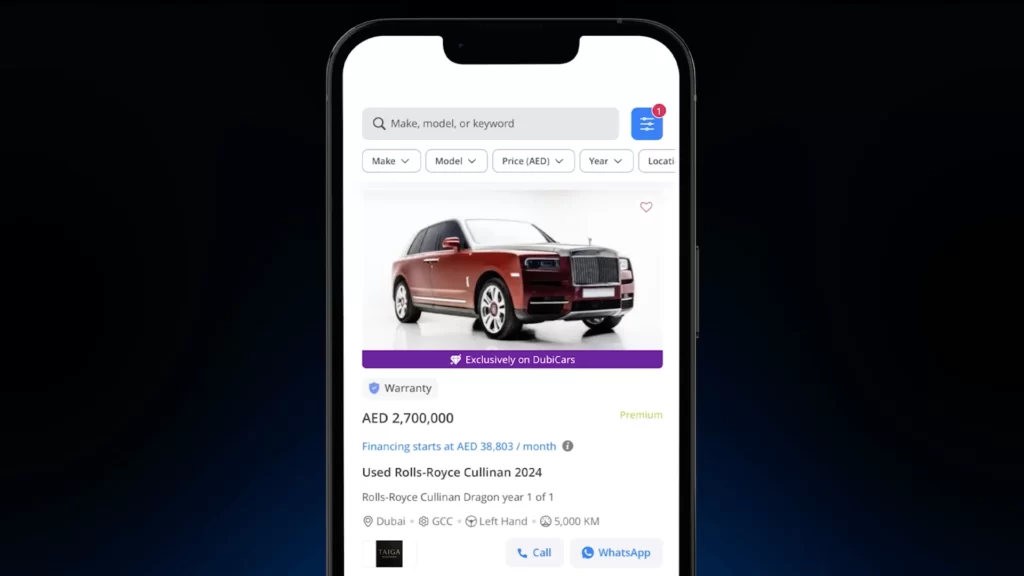 Exclusive Cars On DubiCars