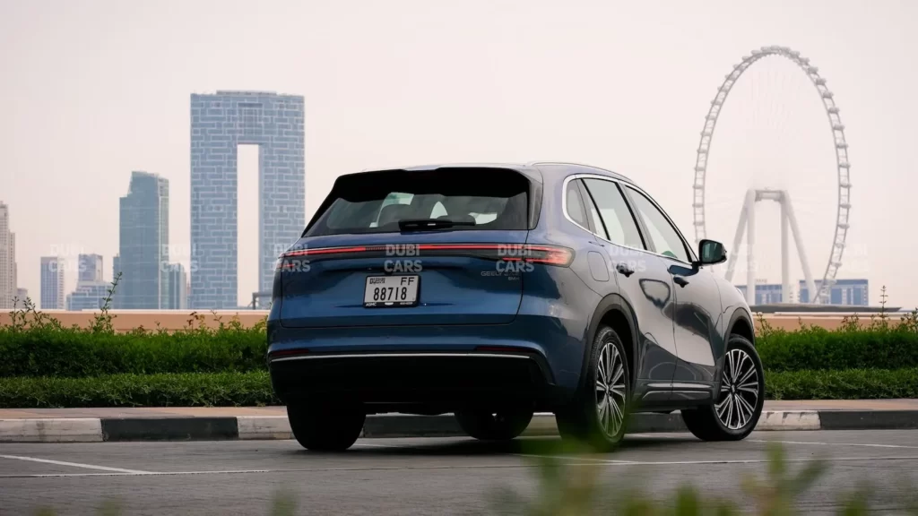 Geely EX5 EM-i Design: Rear Styling