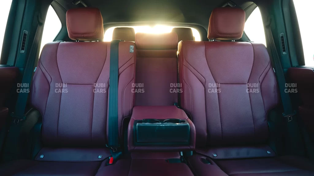Lexus LX700h Rear Seats