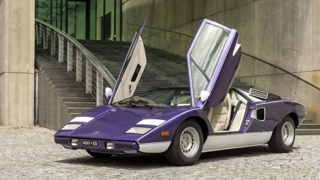 Purple Lamborghini v12 supercars